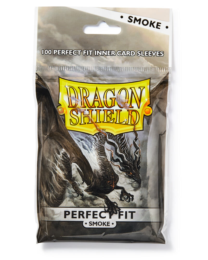 DRAGON SHIELD: PERFECT FIT - CLEAR/SMOKE (100-PACK