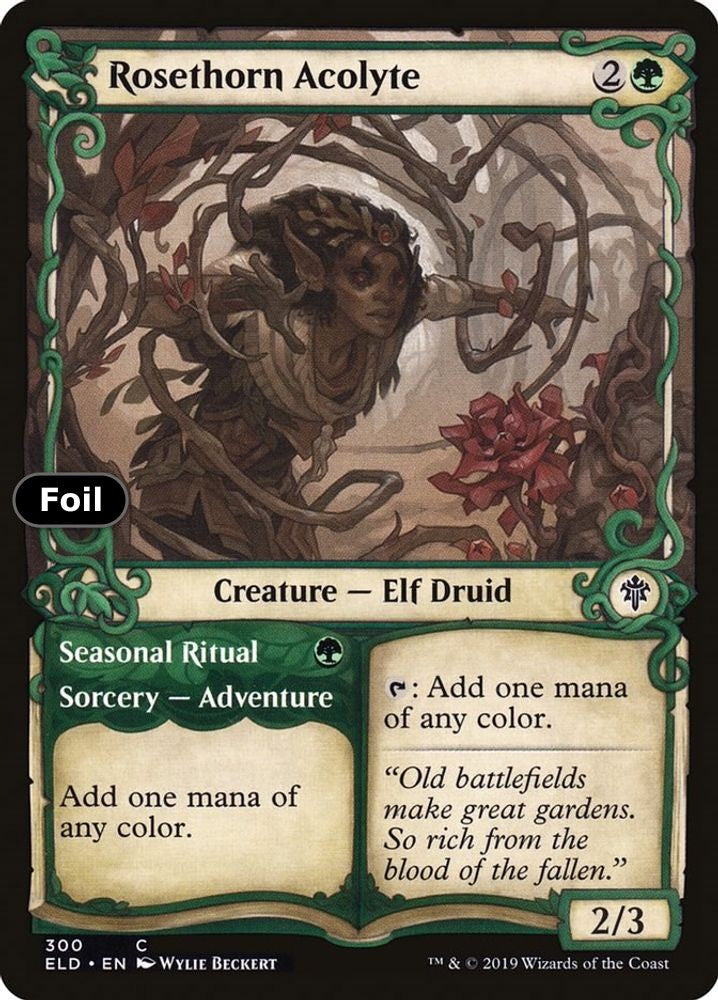 Rosethorn Acolyte (Showcase)