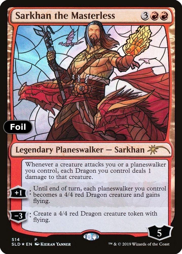 Sarkhan the Masterless (Stained Glass)