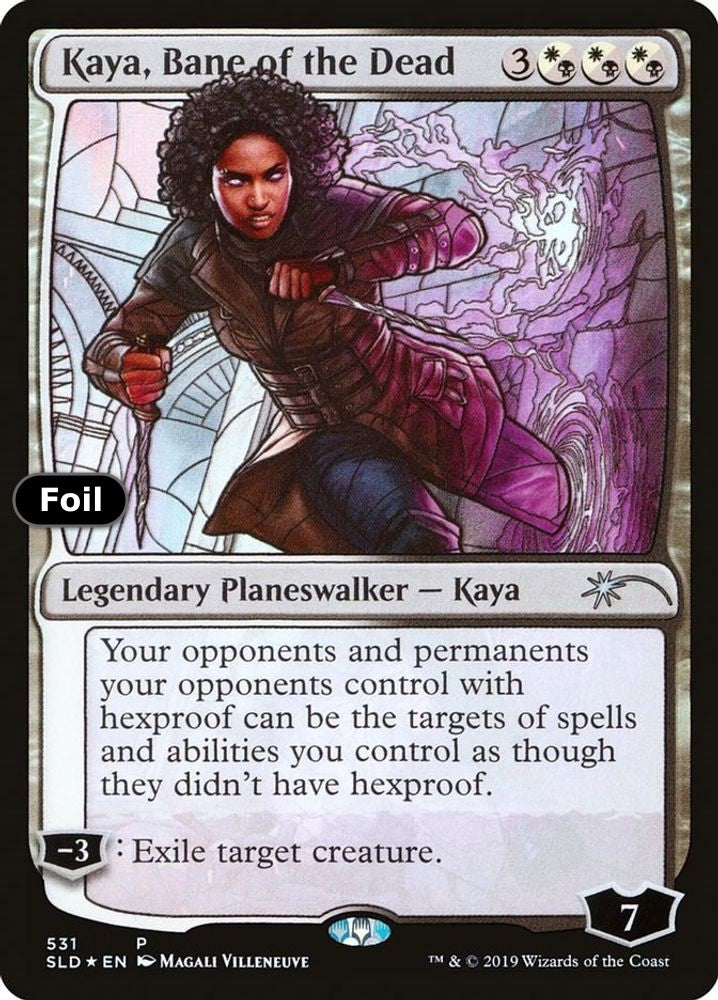 Kaya, Bane of the Dead (Stained Glass)