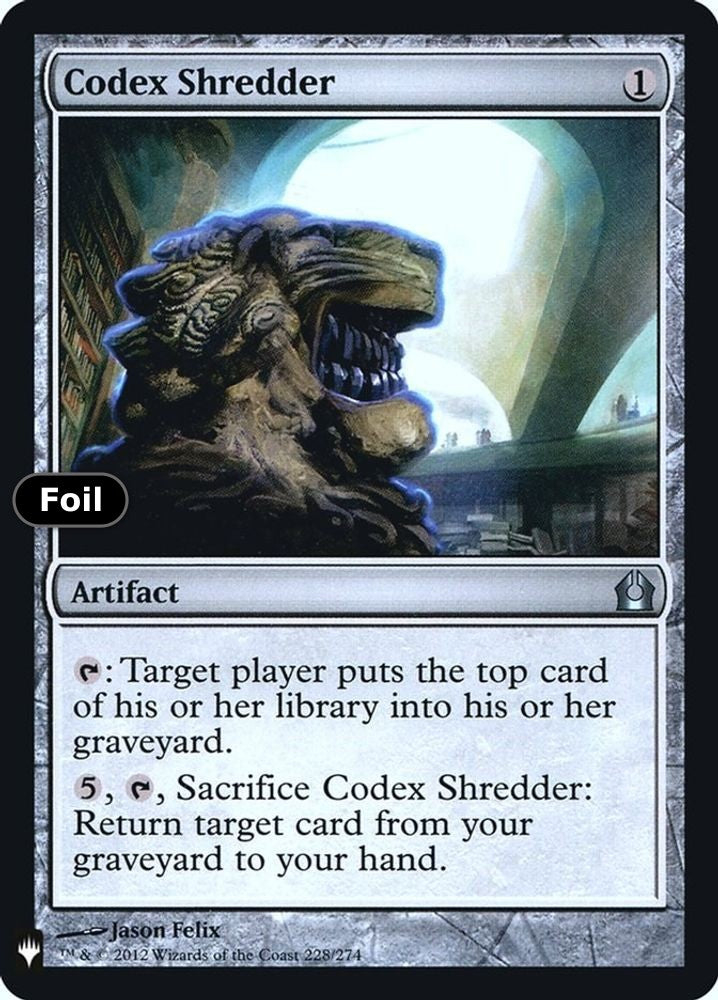 Codex Shredder