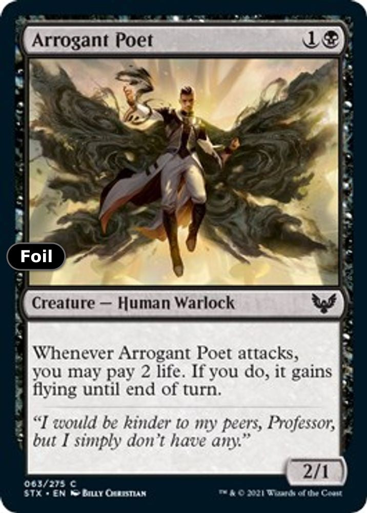 Arrogant Poet