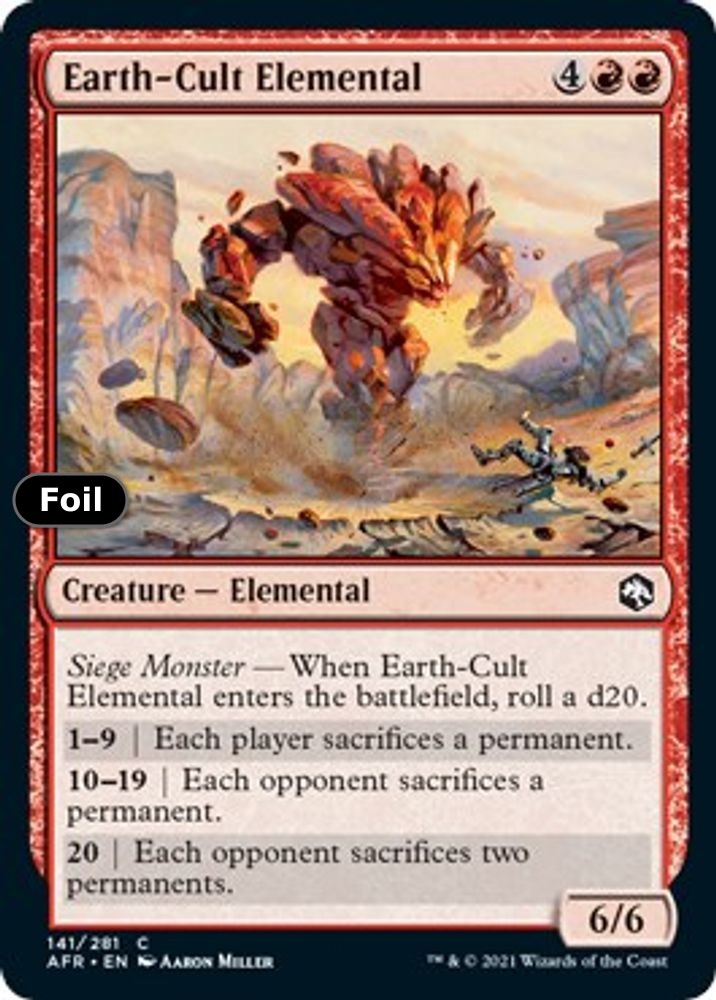 Earth-Cult Elemental