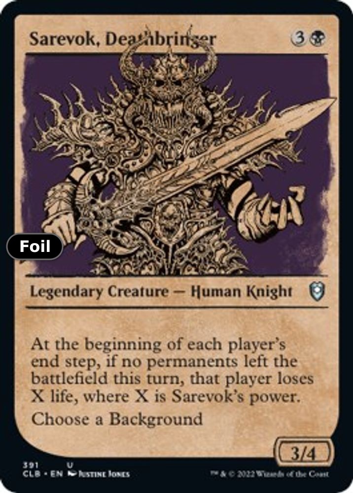 Sarevok, Deathbringer (Showcase)