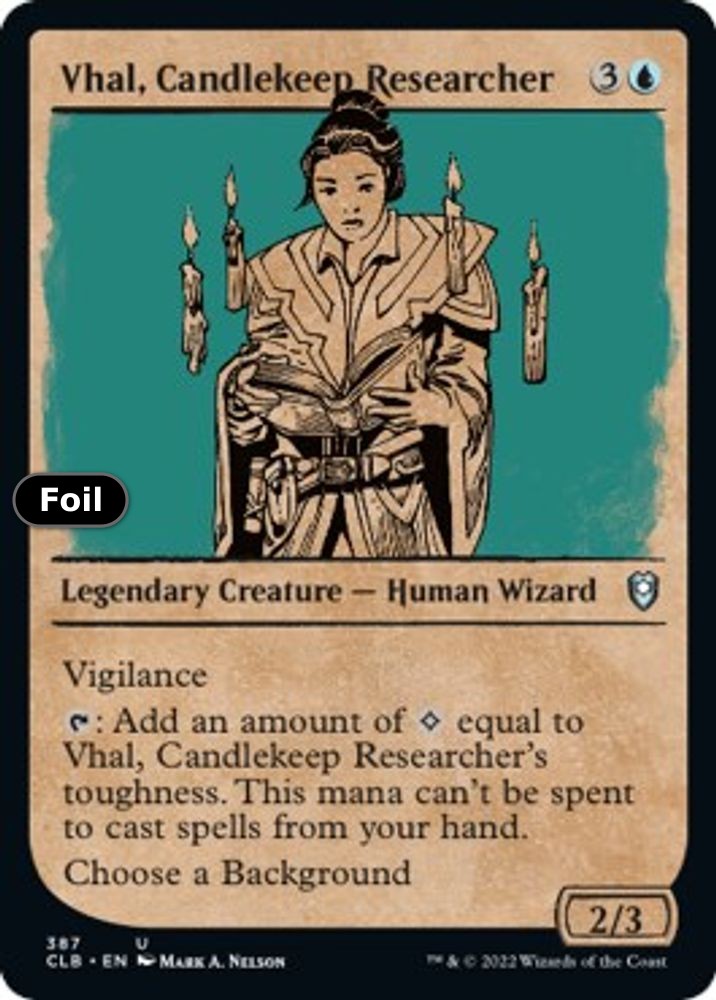 Vhal, Candlekeep Researcher (Showcase)