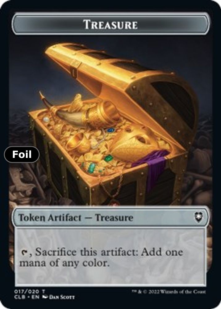 Treasure // Demon Double-Sided Token