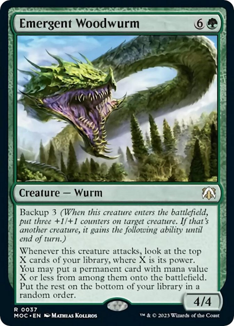 Emergent Woodwurm