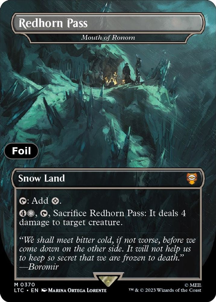 Redhorn Pass - Mouth of Ronom (Borderless)