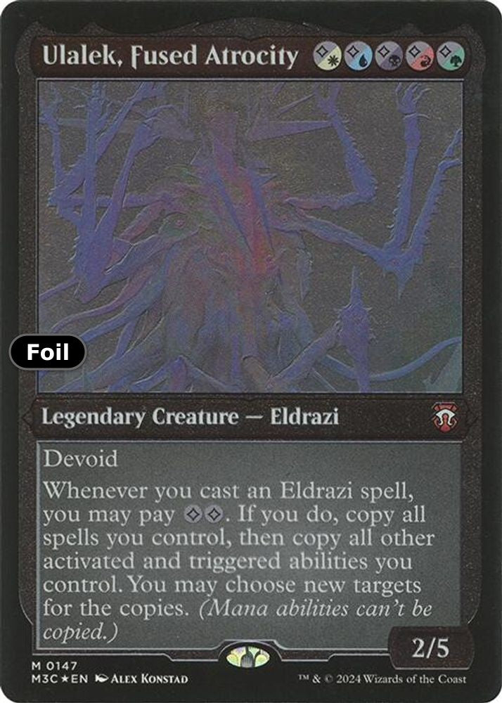 Ulalek, Fused Atrocity (Display Commander) - Thick Stock