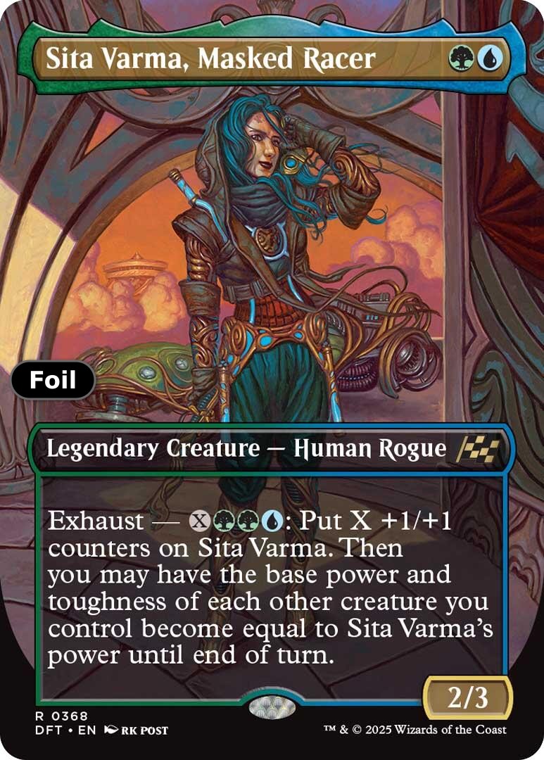 Sita Varma, Masked Racer (Borderless)