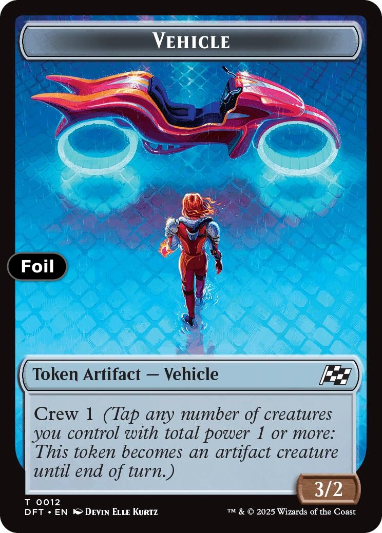 Vehicle // Pilot Double-Sided Token
