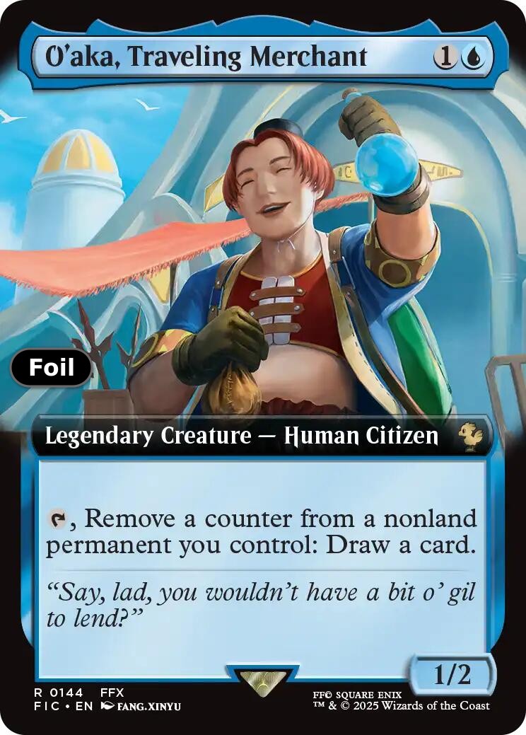 O'aka, Traveling Merchant (Extended Art)