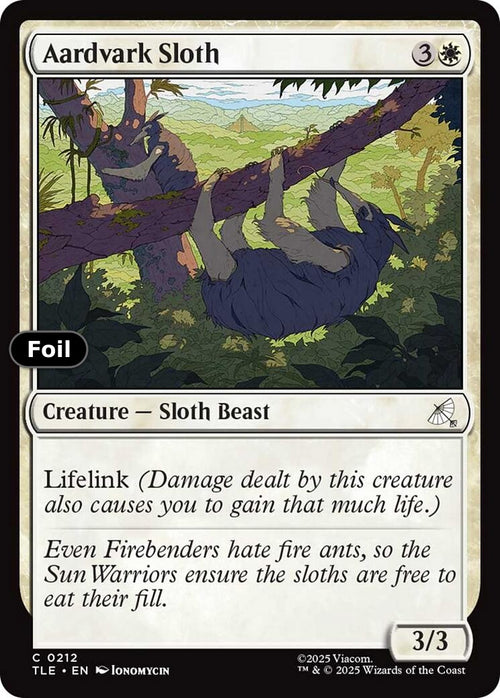 Aardvark Sloth (0212)