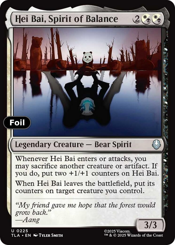 Hei Bai, Spirit of Balance