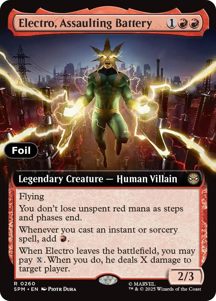 Electro, Assaulting Battery (Extended Art)