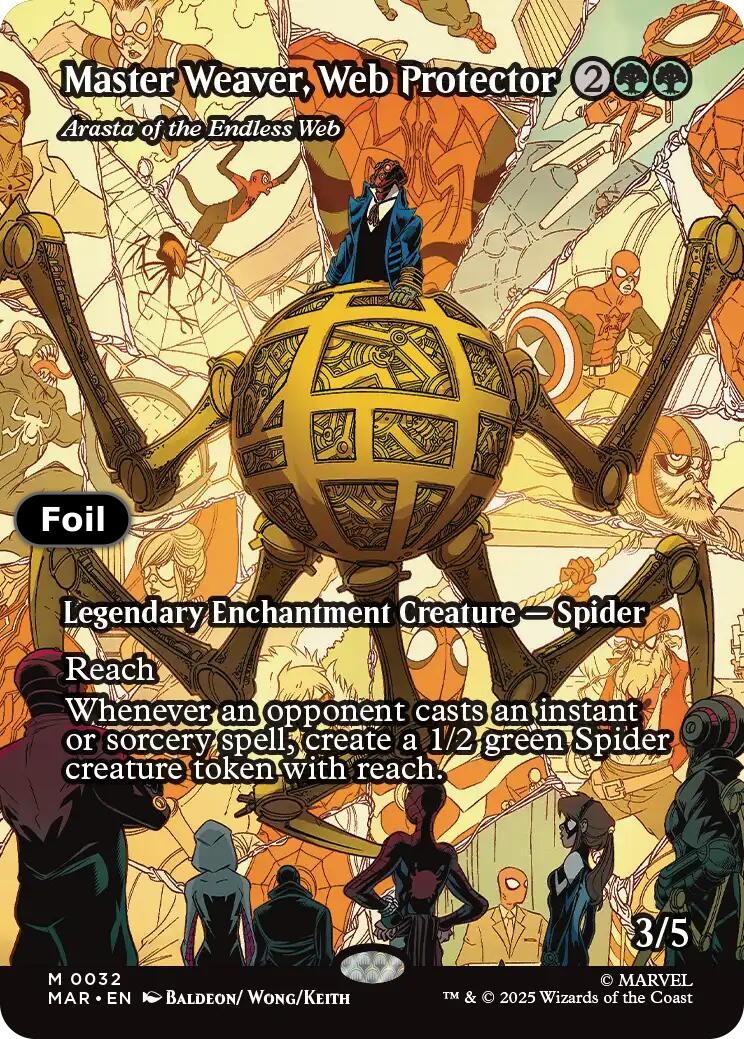 Master Weaver, Web Protector - Arasta of the Endless Web (Borderless)