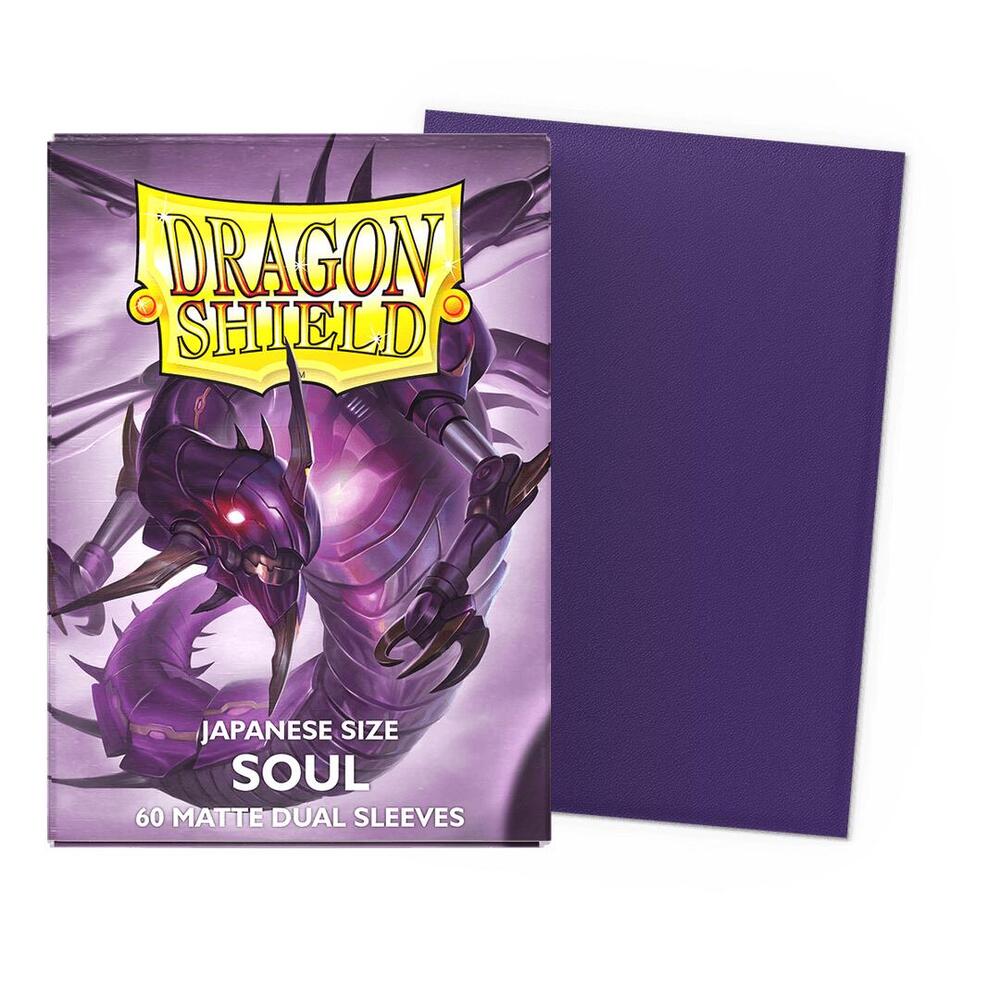 DRAGON SHIELD JAPANESE 60CT PACK DUAL MATTE SOUL PURPLE