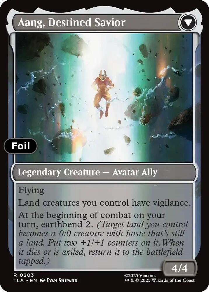 Aang, at the Crossroads (Back)