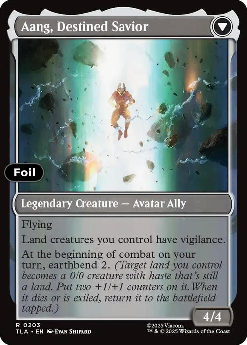 Aang, at the Crossroads (Back)