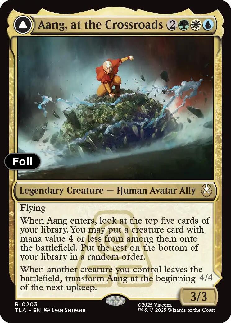 Aang, at the Crossroads