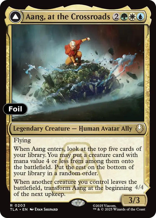Aang, at the Crossroads