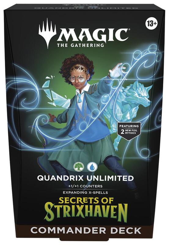 MTG: SECRETS OF STRIXHAVEN COMMANDER DECK -QUANDRIX UNLIMITED