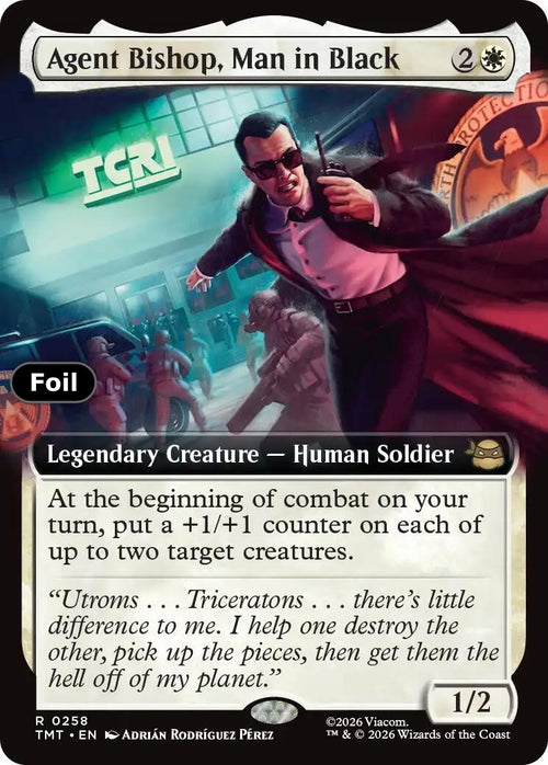 Agent Bishop, Man in Black (Extended Art)