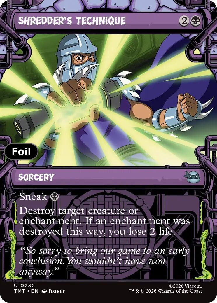 Shredder's Technique (Showcase)