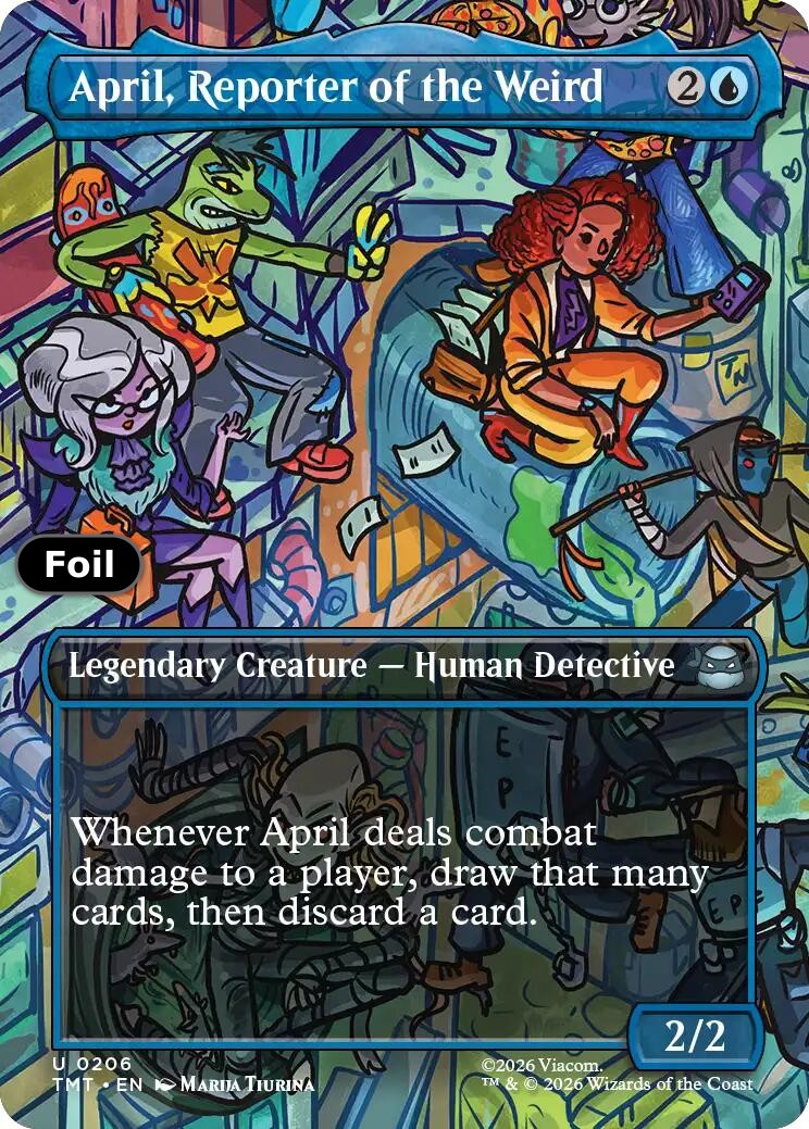 April, Reporter of the Weird (Borderless)