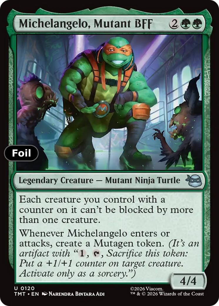 Michelangelo, Mutant BFF
