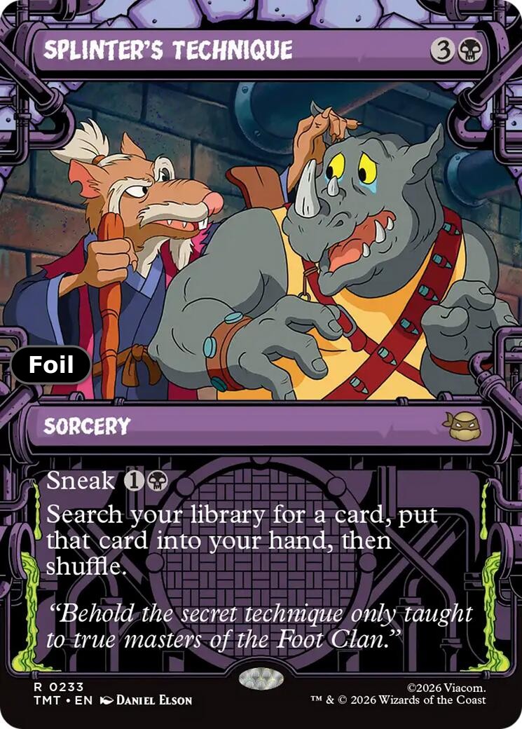 Splinter's Technique (Showcase)
