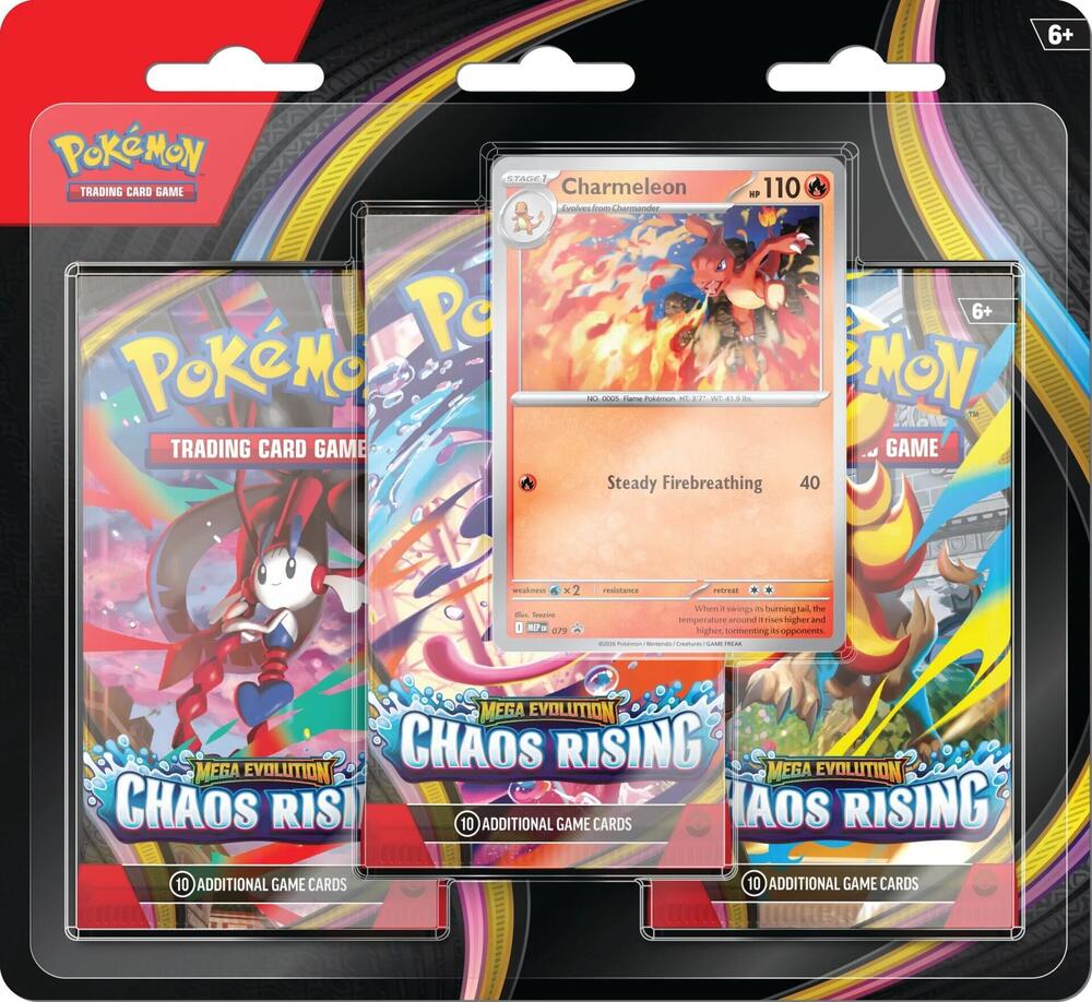 Pokemon: Chaos Rising 3PK Blister