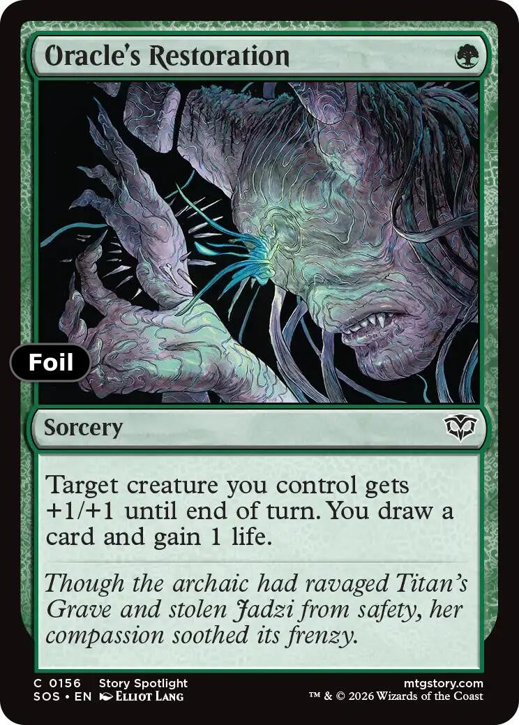 Oracle's Restoration
