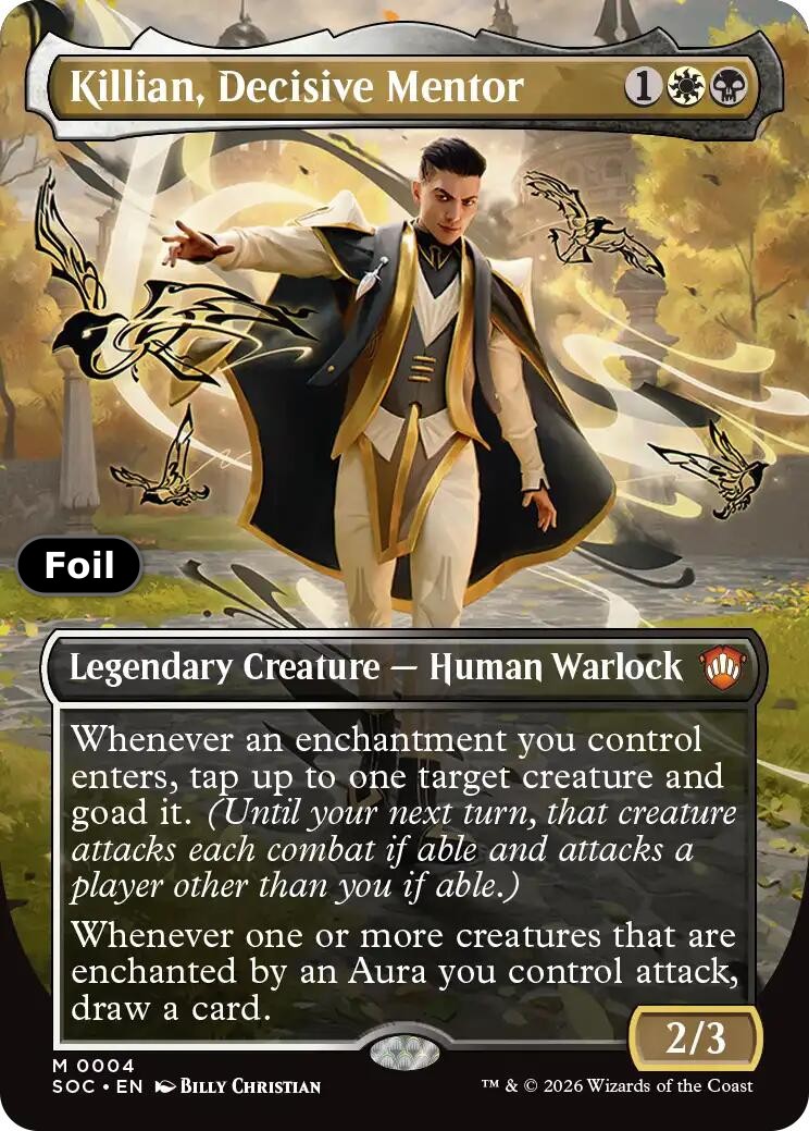 Killian, Decisive Mentor (Borderless)