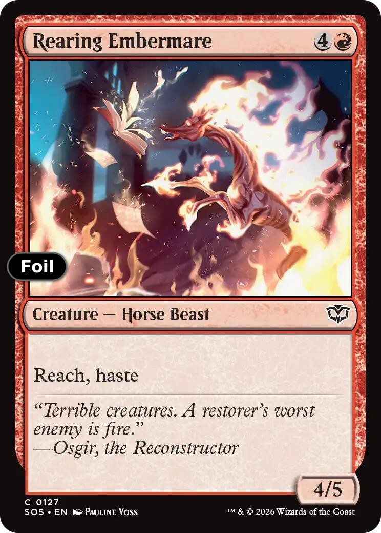 Rearing Embermare
