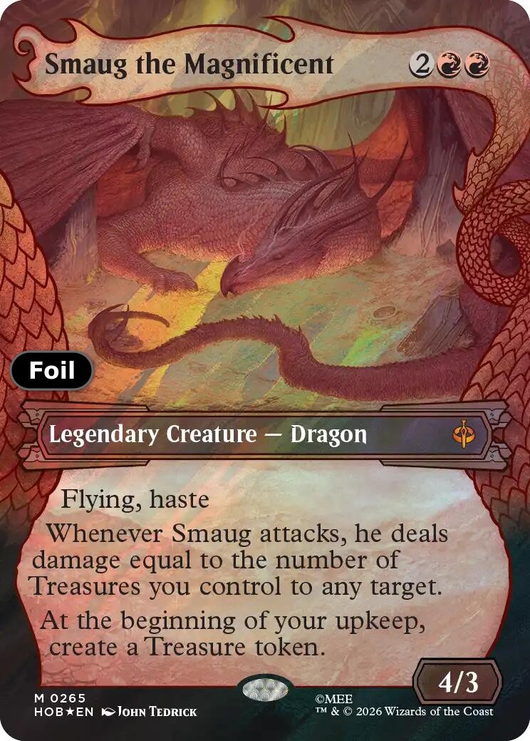 Smaug the Magnificent (Showcase) (Surge Foil)