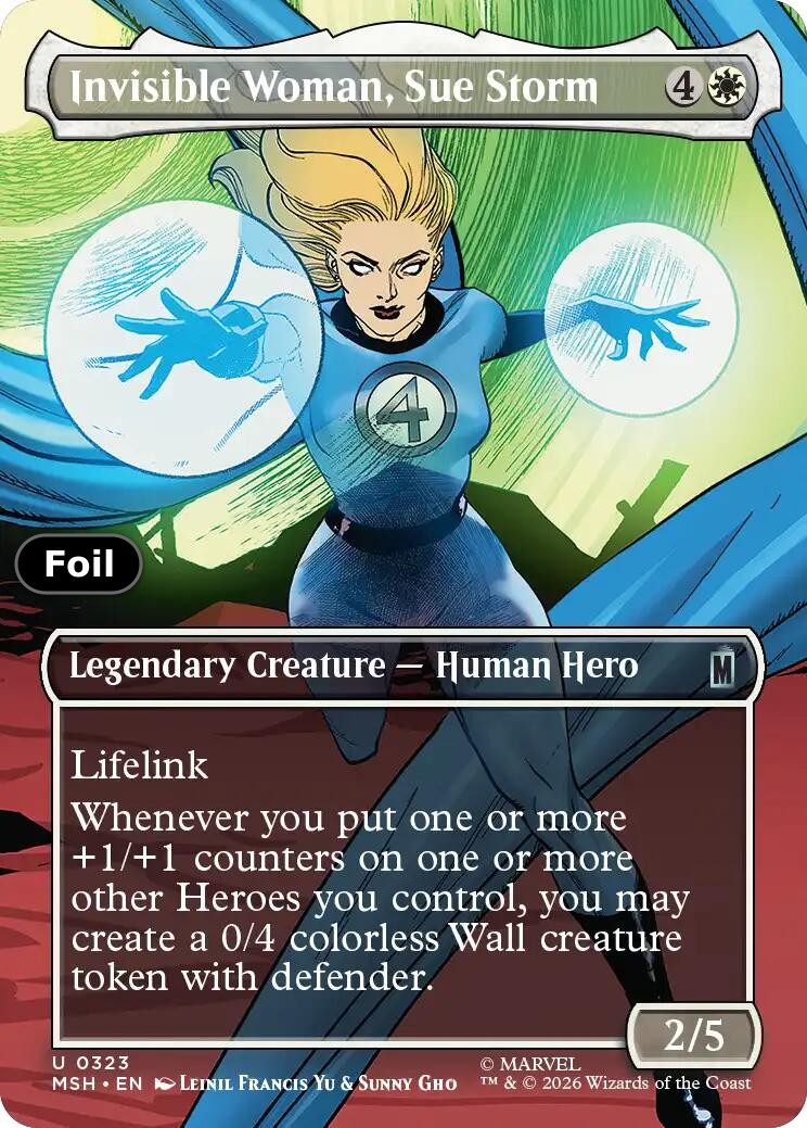 Invisible Woman, Sue Storm (Borderless)