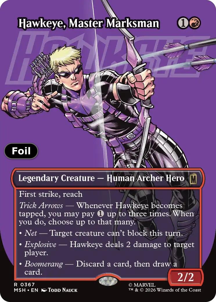 Hawkeye, Master Marksman (Borderless)