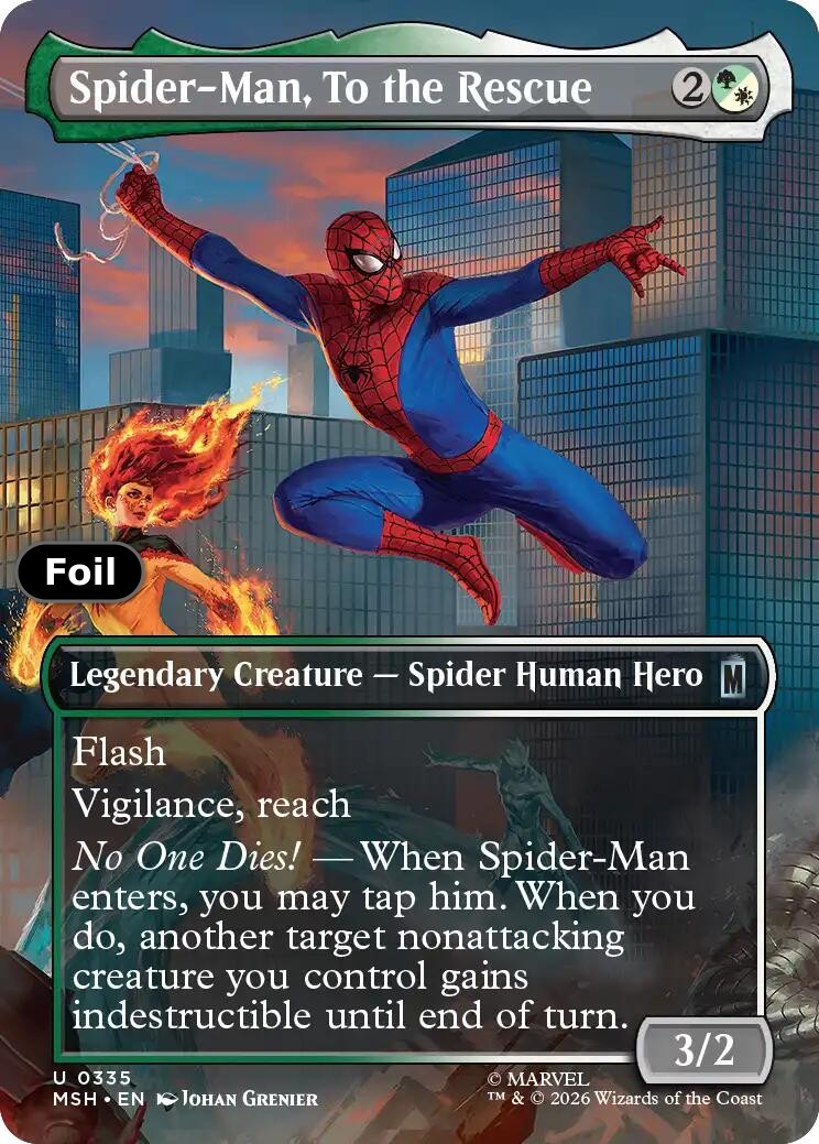Spider-Man, To the Rescue (Borderless)