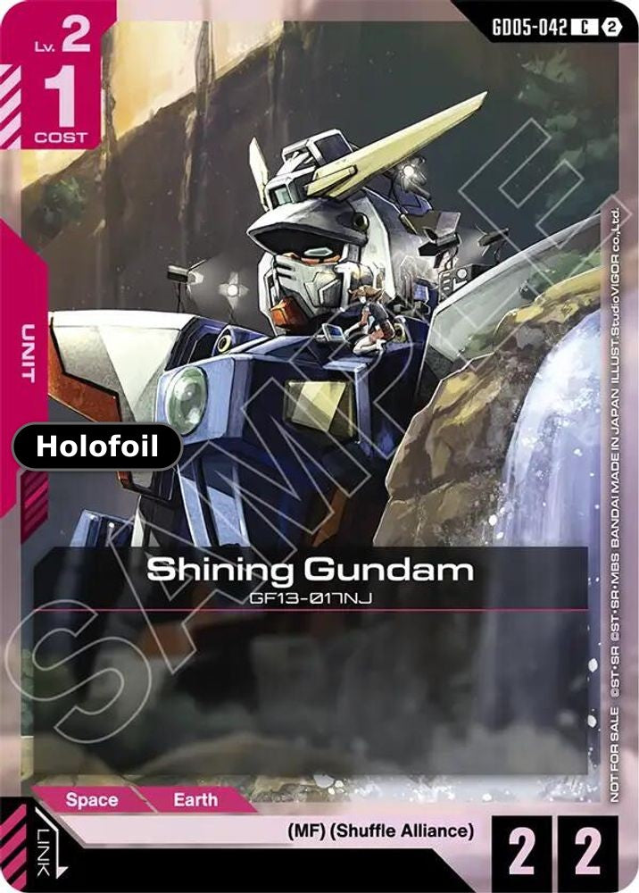 Shining Gundam (GD05 Release Event)
