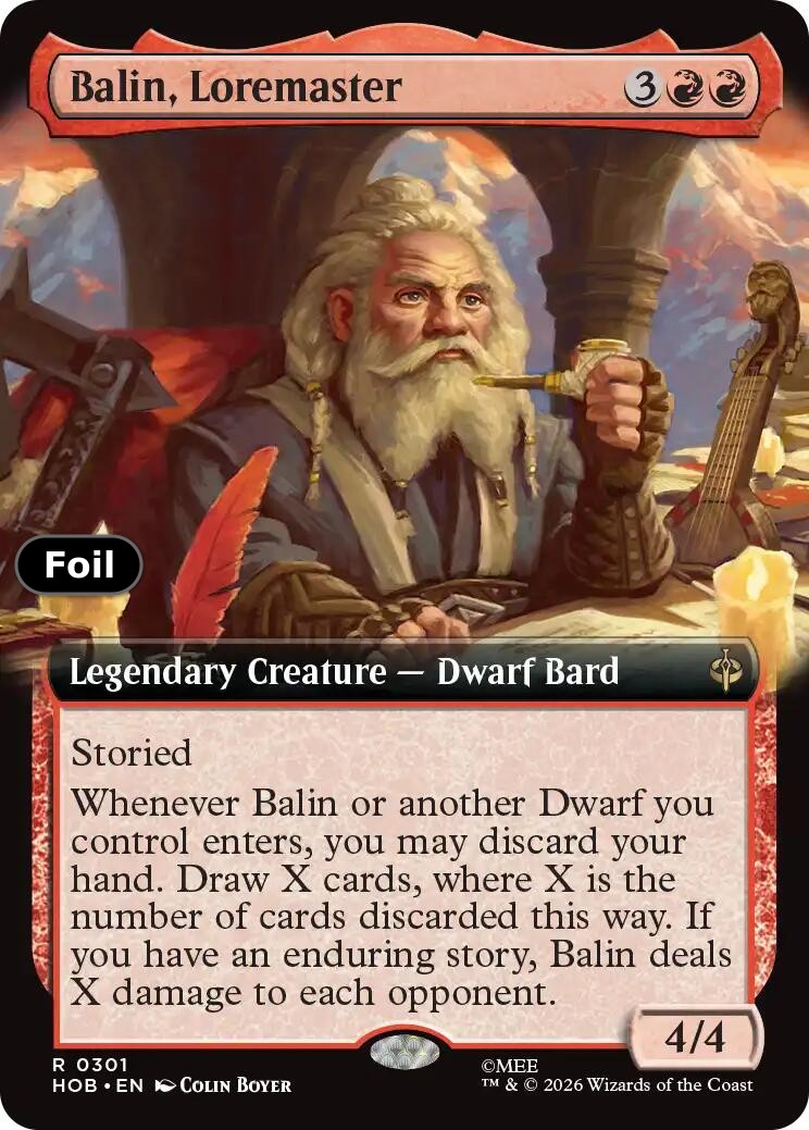 Balin, Loremaster (Extended Art)