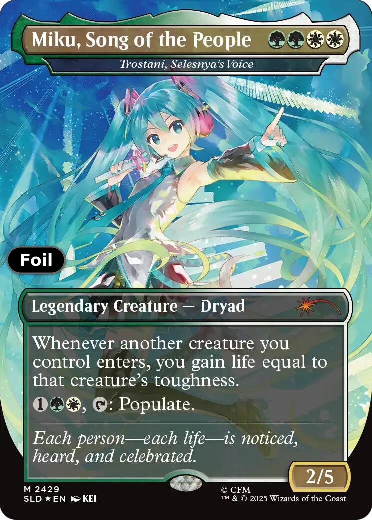 Miku, Song of the People - Trostani, Selesnya's Voice