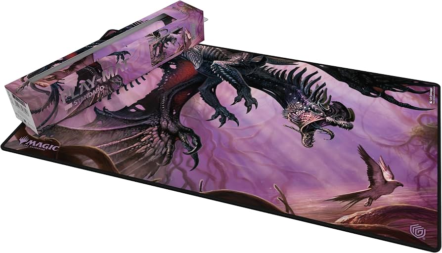 Dragonstorm playmat Feral Deathgorger