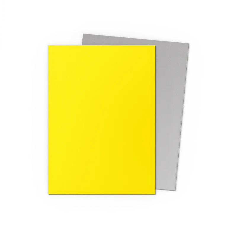 Dragon Shield Yellow and Silver Dual Matte