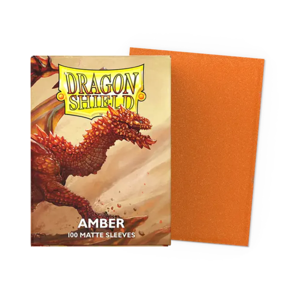 DRAGON SHIELD 100CT BOX MATTE AMBER