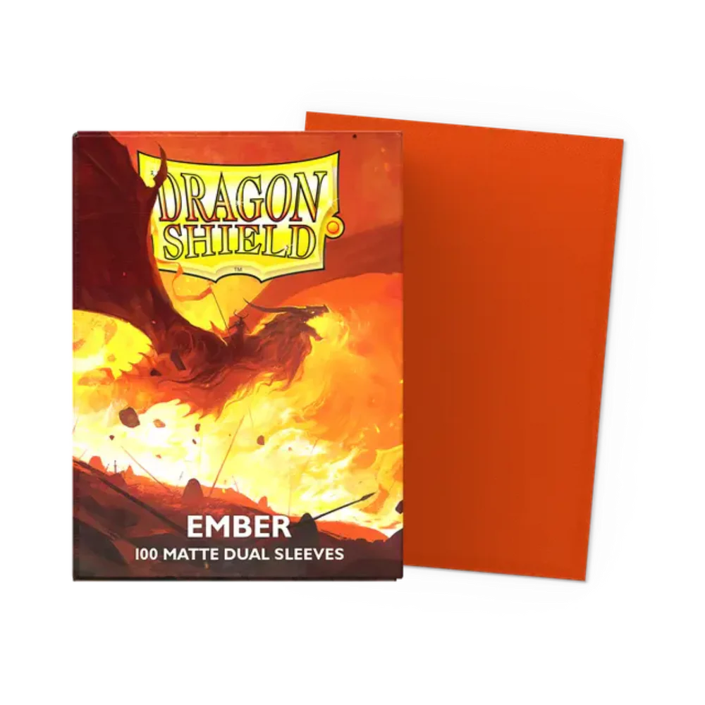 DRAGON SHIELD 100CT BOX DUAL MATTE EMBER