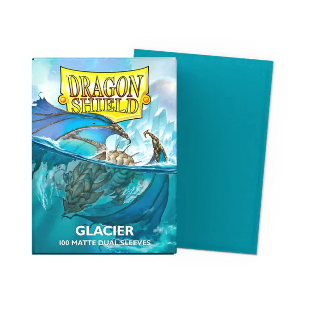 DRAGON SHIELD 100CT BOX DUAL MATTE GLACIER