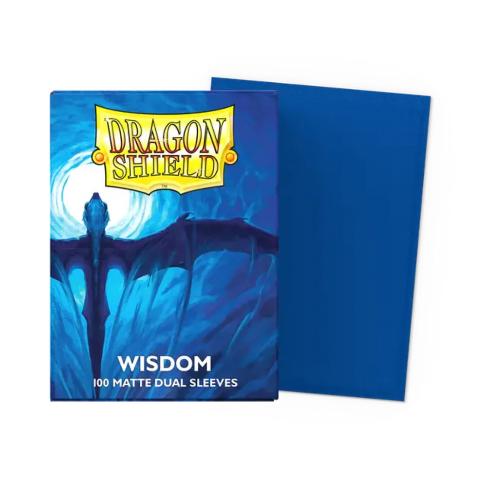 DRAGON SHIELD 100CT BOX DUAL MATTE WISDOM
