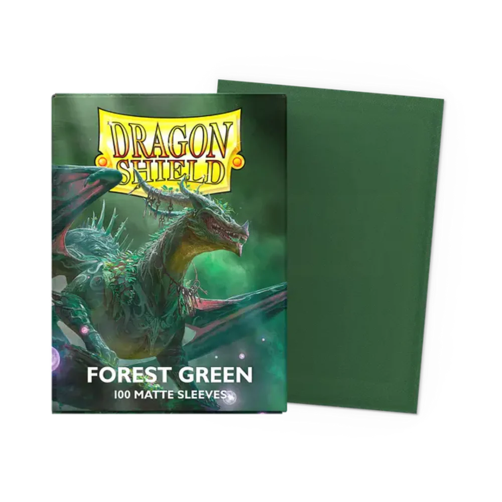 DRAGON SHIELD 100CT MATTE FOREST GREEN