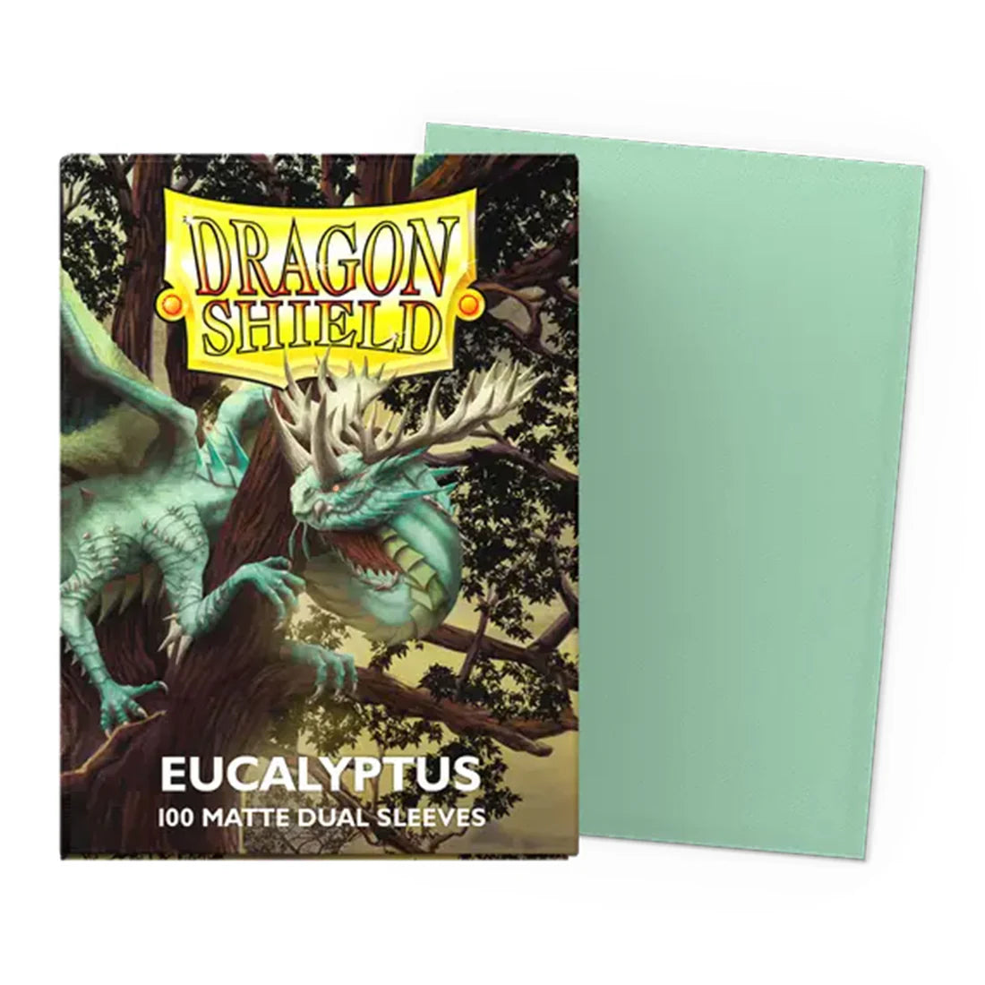 DRAGON SHIELD 100CT BOX DUAL MATTE EUCALYPTUS